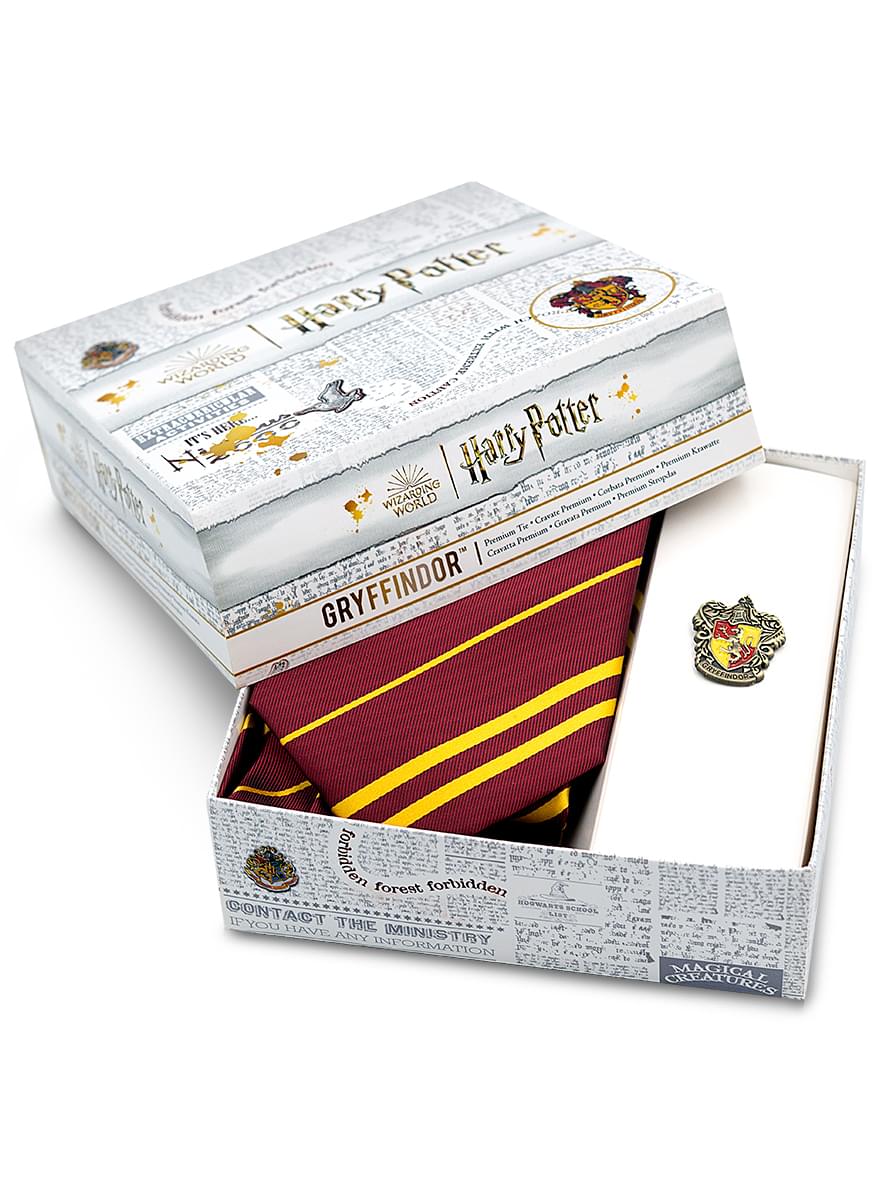 Harry Potter Gryffindor kravata s sponko