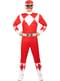 Rdeč Power Rangers kostum za odrasle