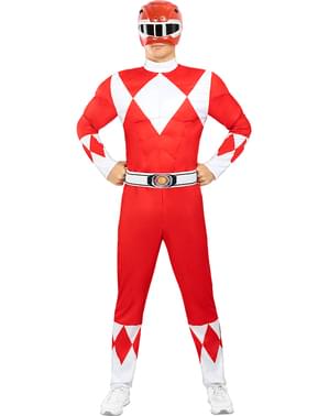 Déguisement de Power Ranger rouge adulte