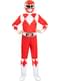 Power Ranger Maskeraddräkt för barn Röd