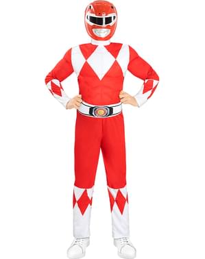Déguisement de Power Ranger rouge enfant