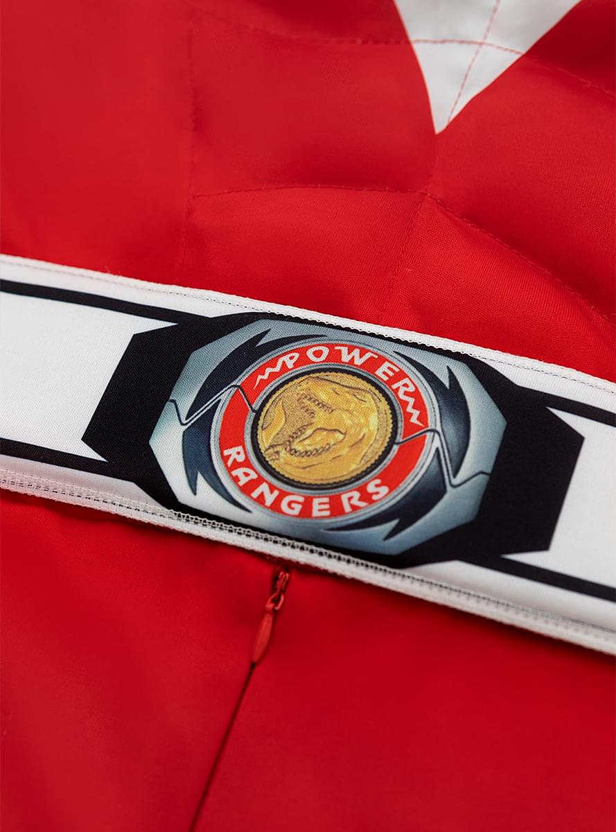 Rød Power Ranger Kostyme til Barn 