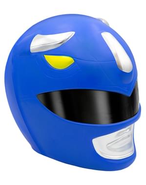 Blauwe Power Ranger-helm voor volwassenen