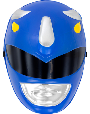 Power Ranger Maske blau für Kinder