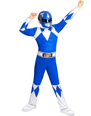 Maschera Power Ranger Blu per bambini