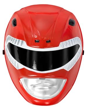 Máscara Power Ranger Vermelho para meninos