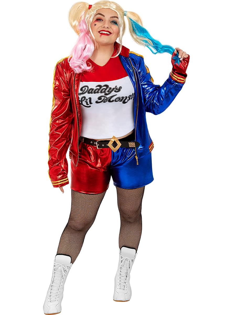 Harley Quinn Kostüm Artı Boyutu - İntihar Ekibi