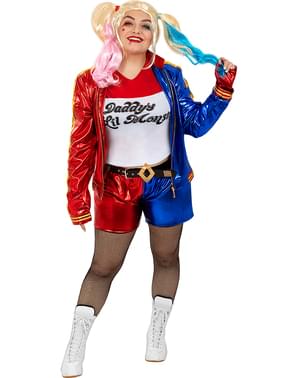 Kostým Harley Quinn extra velký - Sebevražedný oddíl