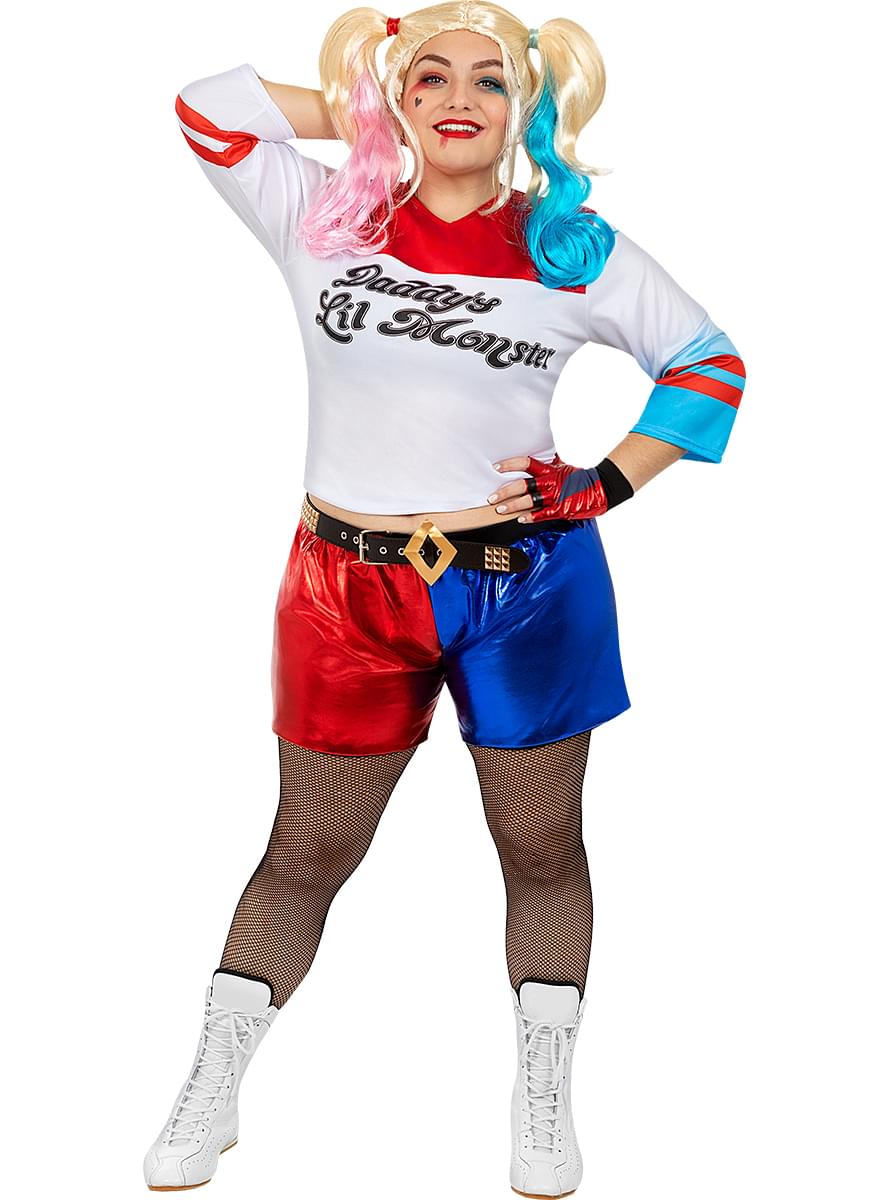 Harley Quinn Kostüm Artı Boyutu - İntihar Ekibi