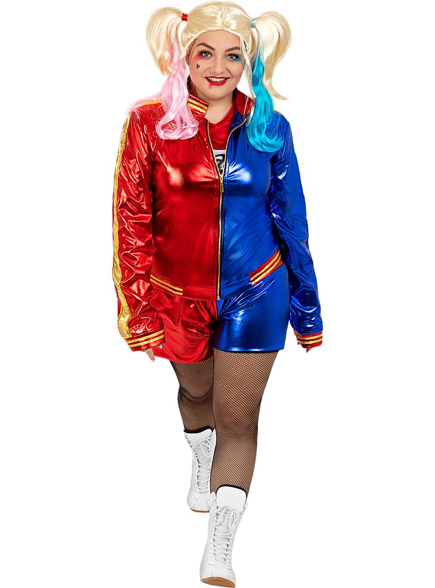 Harley Quinn Kostüm Artı Boyutu - İntihar Ekibi