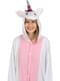 Vaaleanpunainen yksisarvinen onesie Asu aikuisille