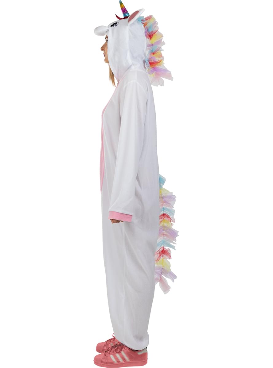 Roza samorog onesie kostum za odrasle 