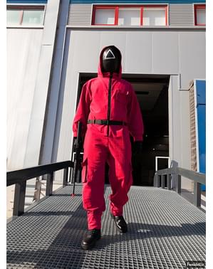 Squid Game Costume and Mask with Triangle - Official Netflix