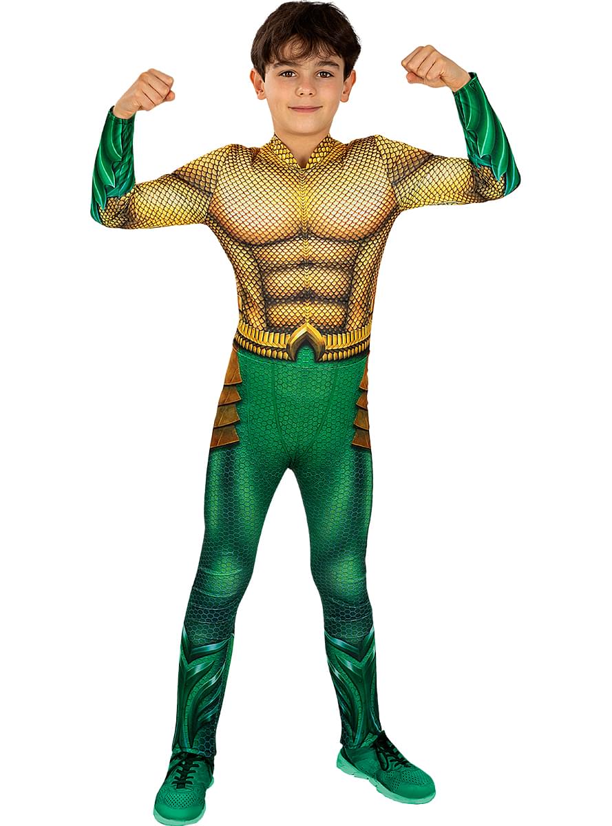 Fato de Aquaman para meninos