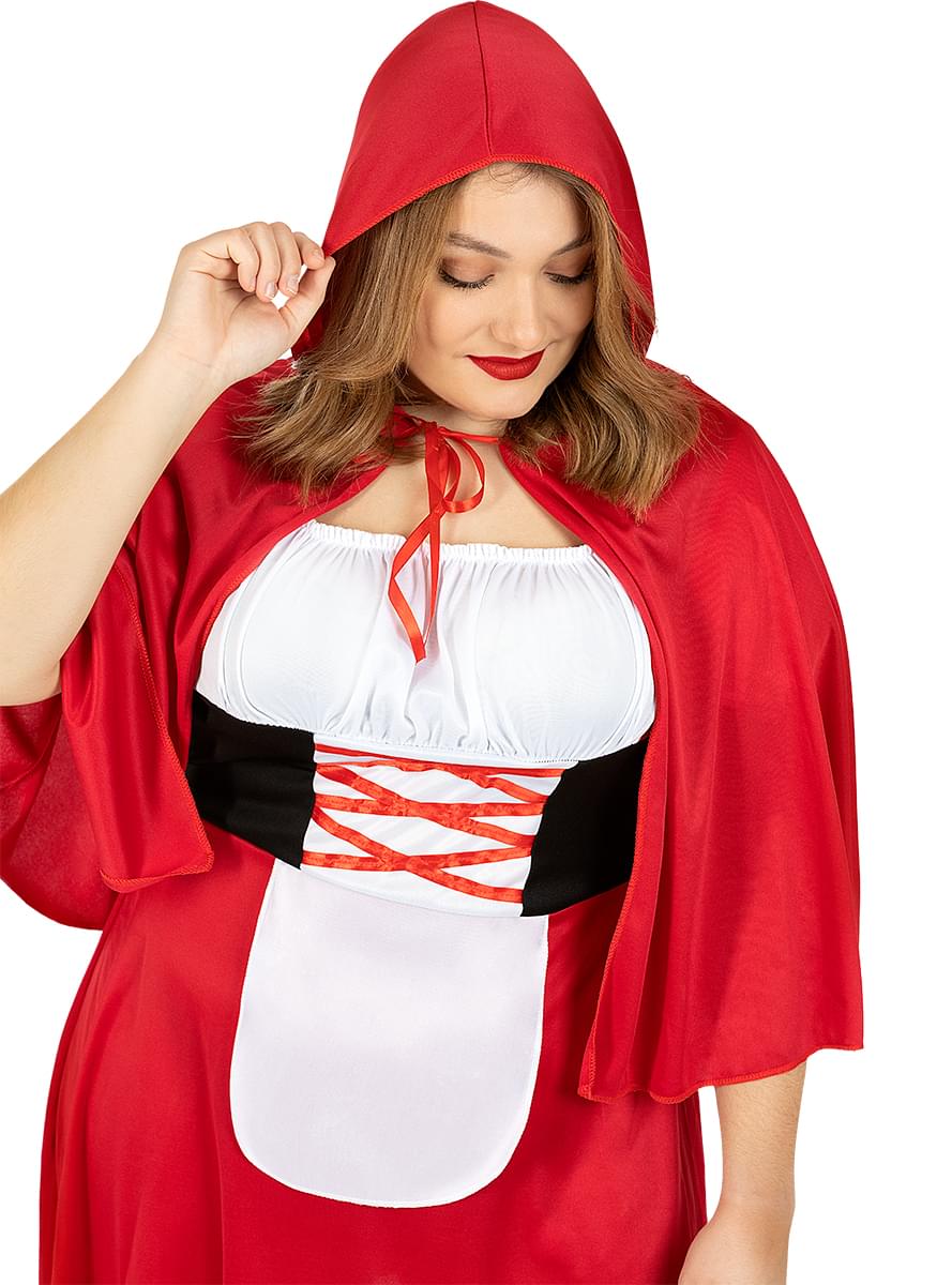 Disfraz de caperucita roja para mujer talla grande