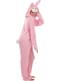 Costume da Coniglio rosa per adulto
