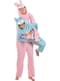 Pink Rabbit Costume for Adults