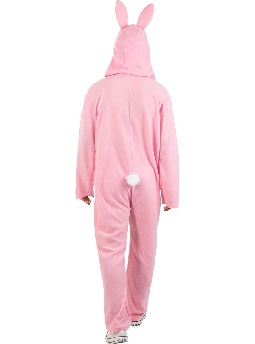 Déguisement lapin rose adulte