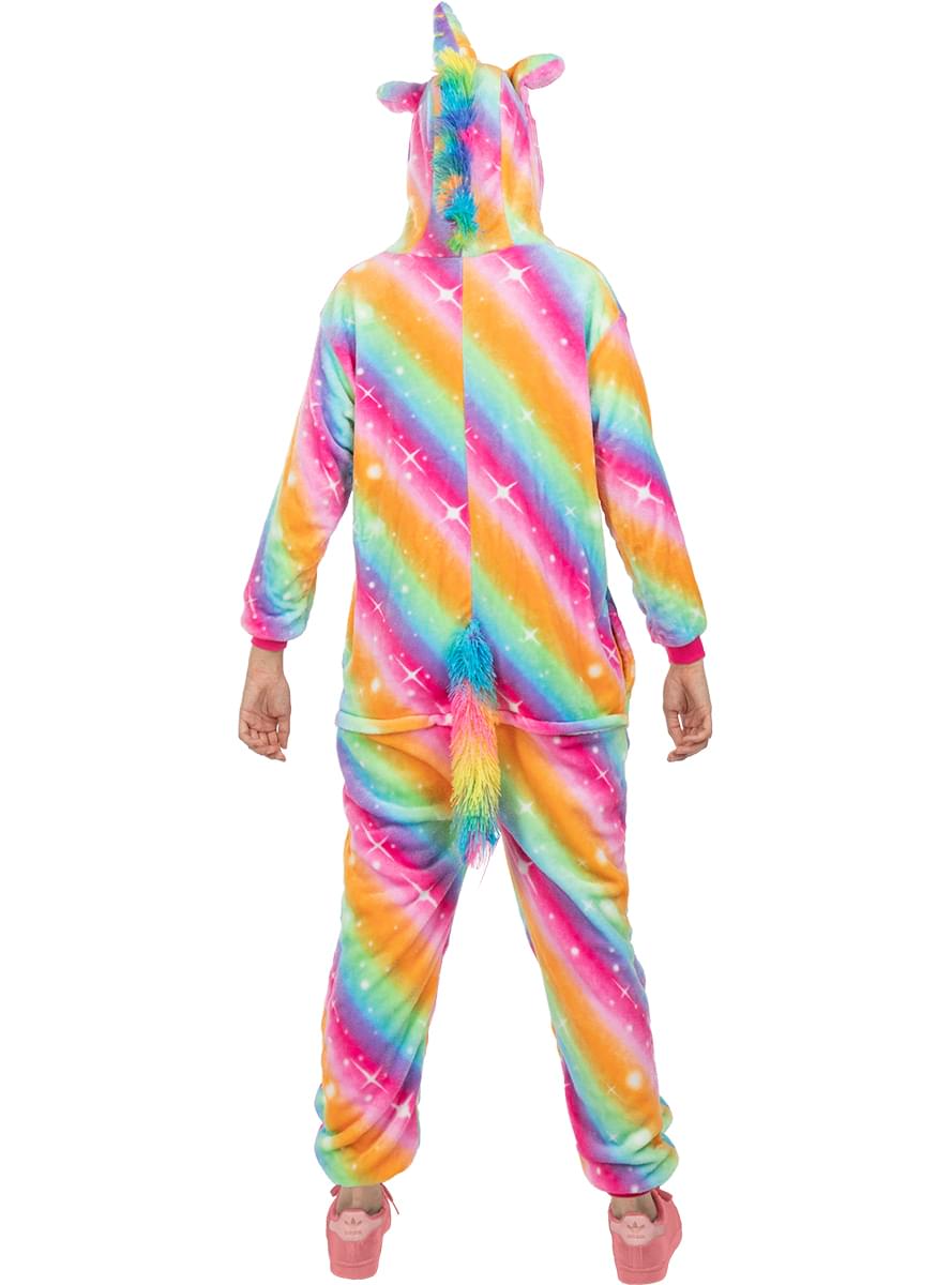 Večbarvni samorog kostum za odrasle