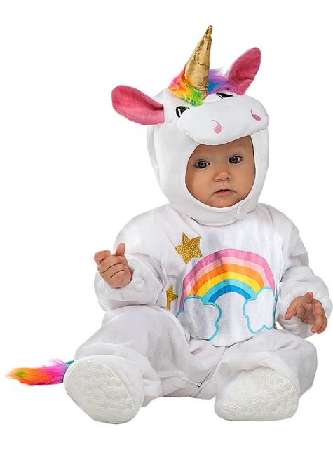 ▷ Disfraz Unicornio multicolor para Bebé