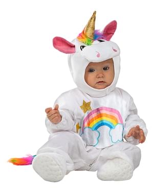 Disfraz de Unicornio Multicolor con tutú para niña
