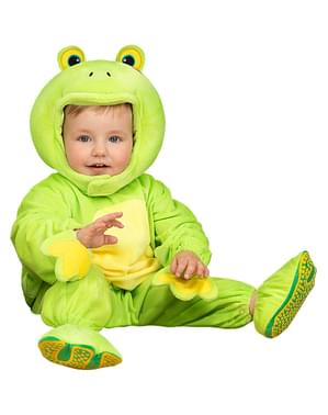 Costum de broască pentru bebeluși