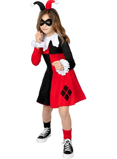 Funidelia | Costume Harley Quinn per bambina Supereroi, DC Comics, Suicide  Squad - Costume per Bambini e accessori per Feste, Carnevale e Halloween 