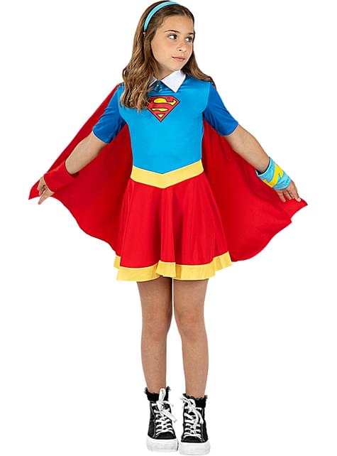 Déguisement de Supergirl pour Fille - DC SuperHero Girls™ - Taille 7/8 ans  - Jour de Fête - Films & séries - Thèmes