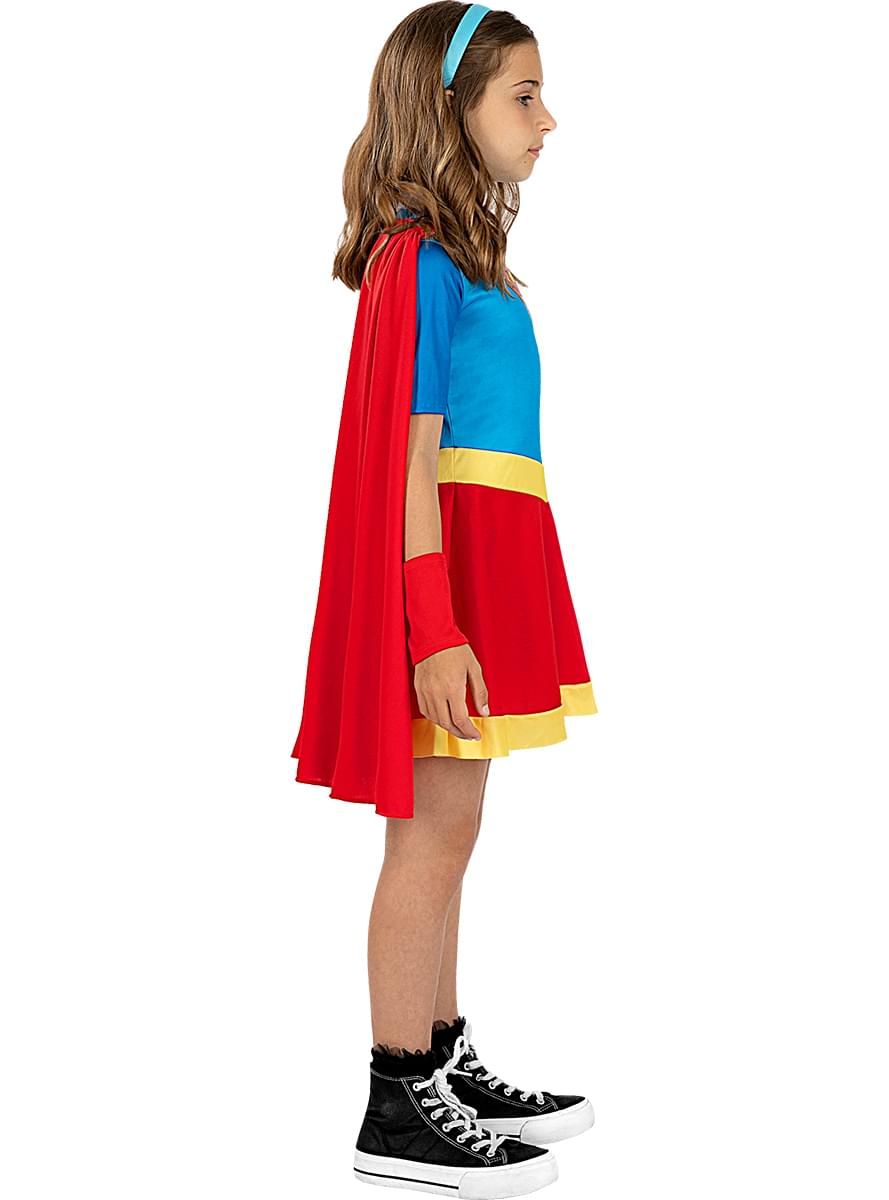 Supergirl DC Szuperhőslány Jelmez Lányoknak