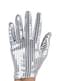 Gants argentés paillettes