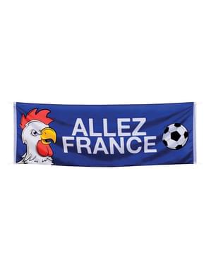 Französisches Fußball Schild