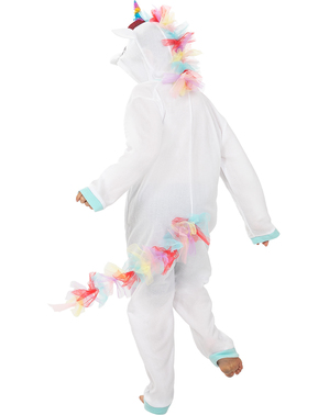 Biely kostým jednorožca pre deti