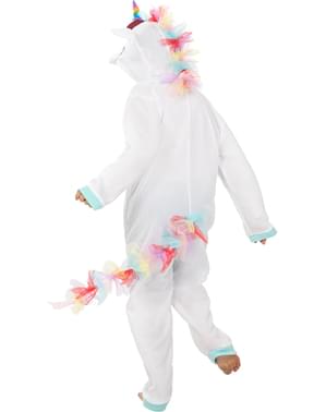Детски костюм onesie – бял еднорог