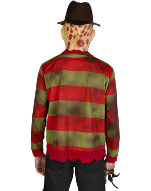 Freddy Krueger Sweater for Men with Hat, Glove and Mask Plus Size - A Nightmare on Elm Street