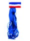 Fascia sportiva con ciuffi di capelli tricolori Francia