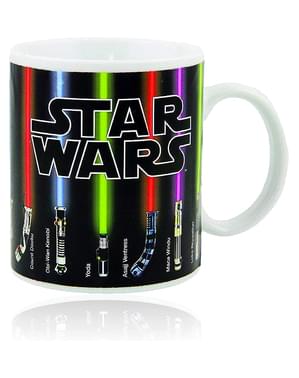 Caneca de Star Wars sabres de luz muda cor - Star Wars