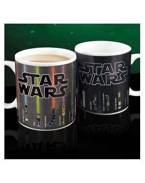 Caneca de Star Wars sabres de luz muda cor - Star Wars