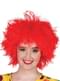Kusut rambut palsu merah untuk wanita