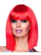 Woman's Neon Red Dance Wig