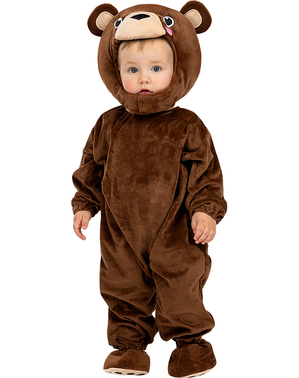 Costum de urs brun pentru bebeluși