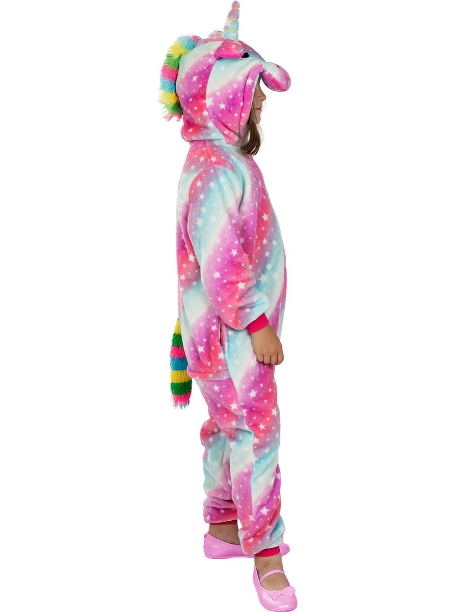תחפושת חד קרן מרובת צבעים לילדים