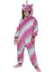Disfraz de unicornio multicolor onesie para niños