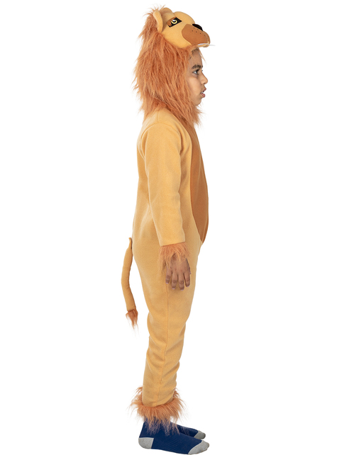 Costume della tuta del leone / Costume di Halloween / Tuta con cappuccio  del leone / Abbigliamento da gioco per bambini e bambini / Tutina animale /  Carnevale / Regalo di compleanno -  Italia