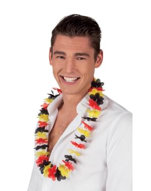 Merah, Kuning dan Hitam Tricolor Kalung Hawaii