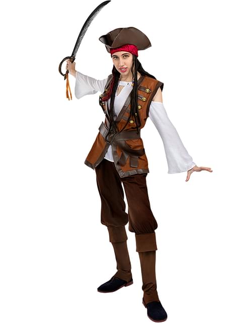 Fato Capitã Pirata - Tamanho M