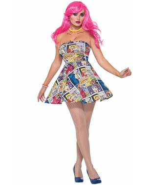 Pop Art Comic šaty pre ženy