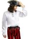 Camisa de pirata blanca