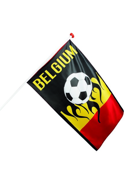Vlajka Belgie fotbalová