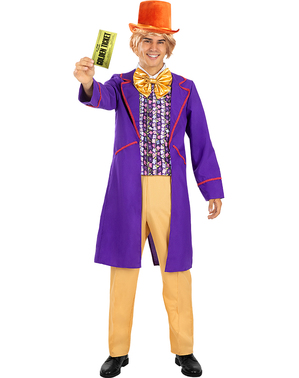 Costum pentru bărbați Willy Wonka - Charlie și fabrica de ciocolată