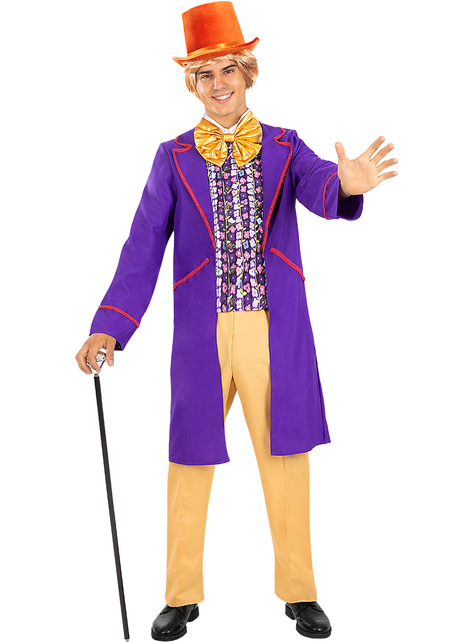 Strój Willy Wonka dla mężczyzn - Charlie i Fabryka Czekolady